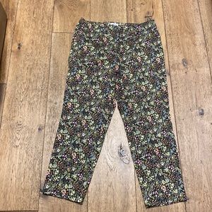 J. Jill Floral Cropped Pants